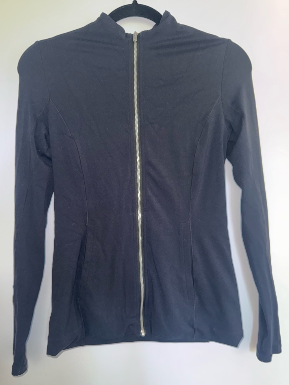 Nike Yoga Dri-FIT Black Full Zip Hooded Jacket Women’s Small
